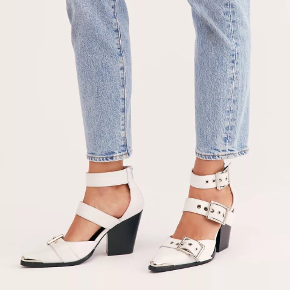 Free People Jeremy Campbell Hendrix Heel Sandals - White